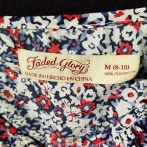 Faded Glory Flowy Top in Floral